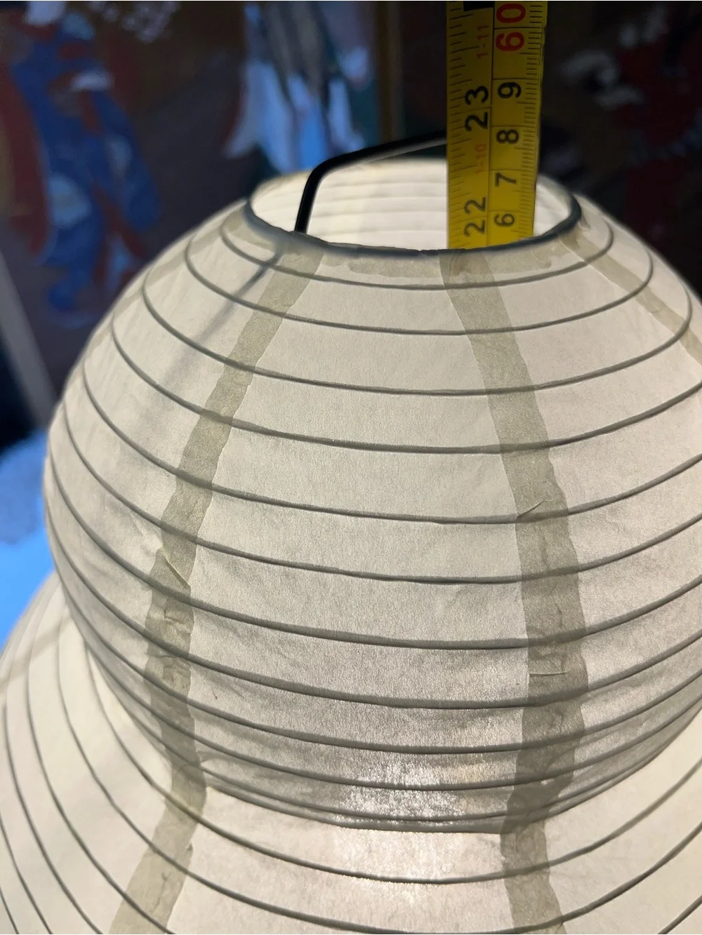 Nogy Akari Style Rice Paper Lamp Portable Table Floor Height 22